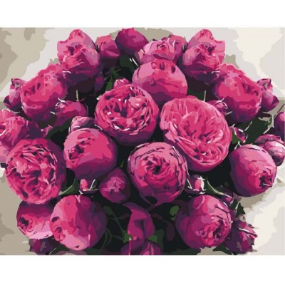 Картина за номерами Art Craft "Загадкові півонії" 40х50 см Картина за номерами Art Craft "Загадкові півонії" 40х50 см