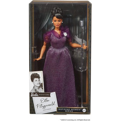 Барби коллекционная кукла "Элла Фицджеральд" Mattel GHT86 Барби коллекционная кукла "Элла Фицджеральд" Mattel GHT86
