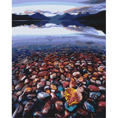 Картина по номерам Каменистый берег Brushme Картина по номерам Каменистый берег Brushme