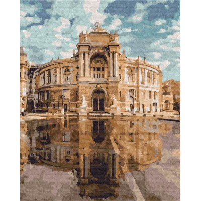 Одеський оперний театр картина за номерами Brushme Одеський оперний театр картина за номерами Brushme