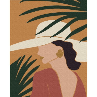 Brushme картина за номерами Пастельні тропіки: триптих 3, BS51717 Brushme картина за номерами Пастельні тропіки: триптих 3, BS51717