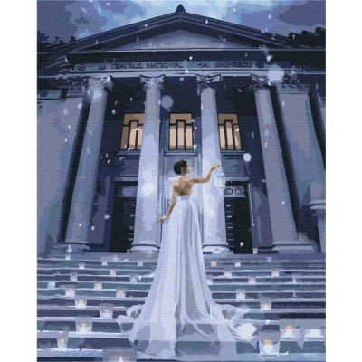 Картина за номерами Вогні свята BS52707 Brushme Картина за номерами Вогні свята BS52707 Brushme