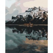 Картина за номерами Будиночок у горах Brushme