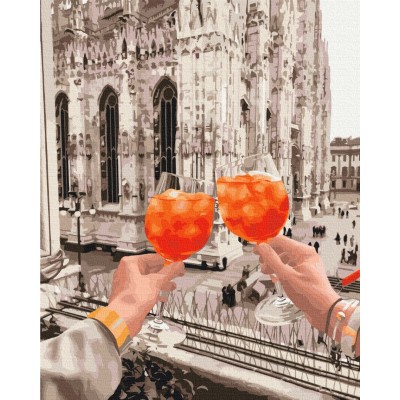 Картина за номерами Келихи Дуомо Оксана Горобець Brushme Картина за номерами Келихи Дуомо Оксана Горобець Brushme