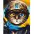 Картина за номерами "Котик Захисник" автор Маріанна Пащук, Brushme Картина за номерами "Котик Захисник" автор Маріанна Пащук, Brushme