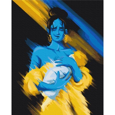 Картина за номерами "Майбутнє в руках" автор Поліна Скуріхіна, Brushme Картина за номерами "Майбутнє в руках" автор Поліна Скуріхіна, Brushme