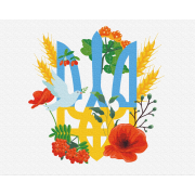 Герб України картина за номерами ©Гумінська Діана, Brushme