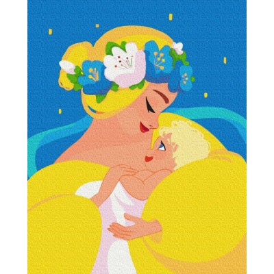 Картина за номерами Ненька Україна ©Ірина Гармаш Brushme Картина за номерами Ненька Україна ©Ірина Гармаш Brushme