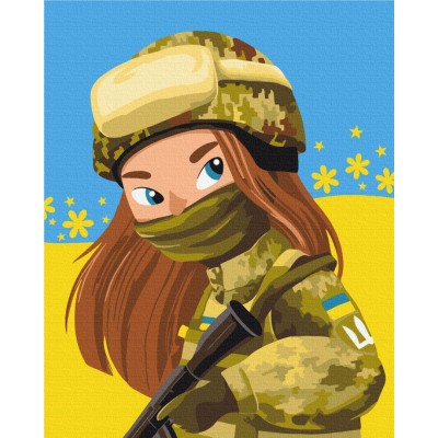 Картина по номерам Девушки из ВСУ ©Матюшко Наталья Brushme Картина по номерам Девушки из ВСУ ©Матюшко Наталья Brushme