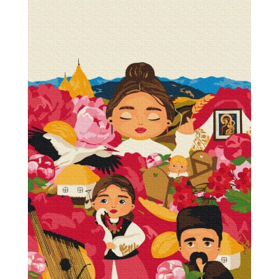Картина за номерами Українські традиції ©Лілі Демачкович, Brushme Картина за номерами Українські традиції ©Лілі Демачкович, Brushme