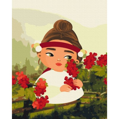 Картина по номерам Калиновая Украина ©Лили Демачкович Brushme Картина по номерам Калиновая Украина ©Лили Демачкович Brushme