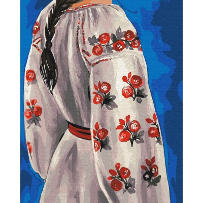 Brushme Вышиванка картина по номерам Карина Зимина Brushme Вышиванка картина по номерам Карина Зимина