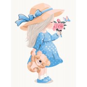 Картина за номерами Маленька леді Brushme