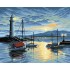 Преміум картина за номерами Маяк і кораблі, Brushme Преміум картина за номерами Маяк і кораблі, Brushme