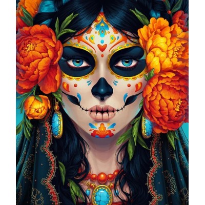 "Мексика в ее глазах" картина по номерам Alla Berezovska, Brushme "Мексика в ее глазах" картина по номерам Alla Berezovska, Brushme