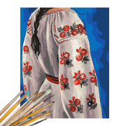 Brushme Вишиванка картина за номерами Карина Зіміна