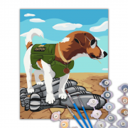 Український Патрон картина за номерами © Гусаренко-Маркова Дар'я BS53220, Brushme