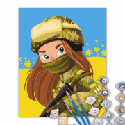 Картина за номерами Дівчата з ЗСУ ©Матюшко Наталія Brushme