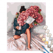 Картина за номерами Історія півонії, Brushme