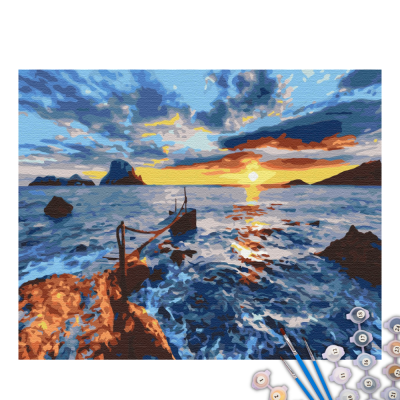 Картина по номерам На закате, Brushme Картина по номерам На закате, Brushme