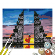 Картина за номерами Мандрівниця на Балі, Brushme