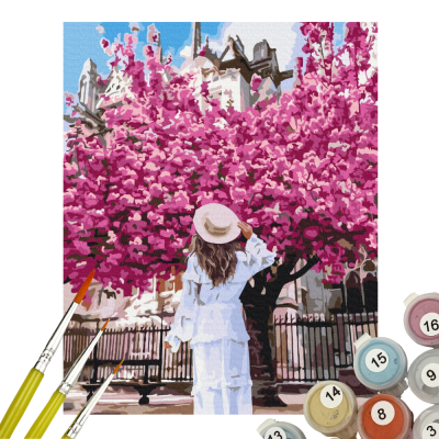 Brushme картина за номерами Квітучий Нотр-Дам де Парі © Tany Moko Brushme картина за номерами Квітучий Нотр-Дам де Парі © Tany Moko