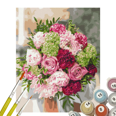 Картина по номерам Любимый букет, Brushme Картина по номерам Любимый букет, Brushme