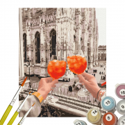 Картина за номерами Келихи Дуомо Оксана Горобець Brushme