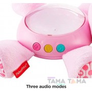 Fisher-Price Гіпопотам рожевий музичний нічник проектор (FGG89)