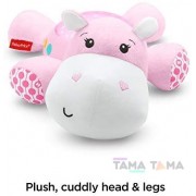 Fisher-Price Гіпопотам рожевий музичний нічник проектор (FGG89)