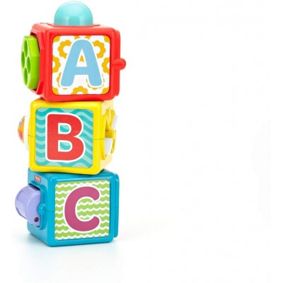 Fisher-Price кубики, що рухаються , "Яскраві" - DHW15 Fisher-Price кубики, що рухаються , "Яскраві" - DHW15