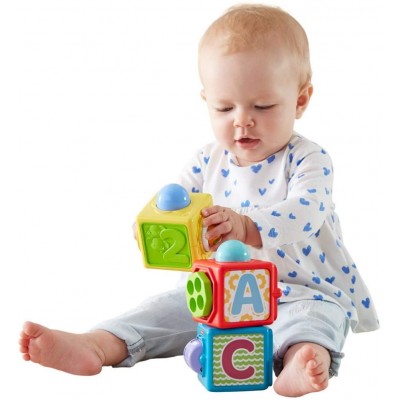 Fisher-Price кубики, що рухаються , "Яскраві" - DHW15 Fisher-Price кубики, що рухаються , "Яскраві" - DHW15