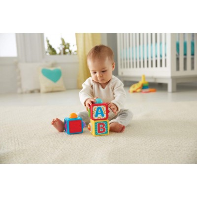 Fisher-Price кубики, що рухаються , "Яскраві" - DHW15 Fisher-Price кубики, що рухаються , "Яскраві" - DHW15