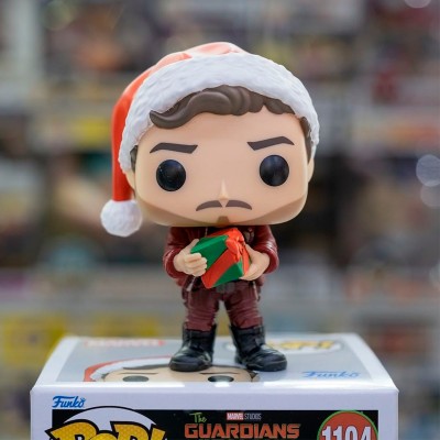 Funko Pop! фигурка Звездный лорд Стражи галактики Holiday Special Marvel Funko Pop! фигурка Звездный лорд Стражи галактики Holiday Special Marvel