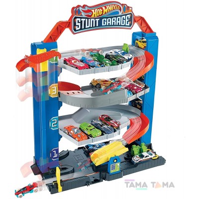 Гараж Hot Wheels Четырехэтажный для машинок и трюков GNL70 Гараж Hot Wheels Четырехэтажный для машинок и трюков GNL70