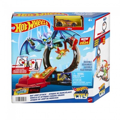 Игровой набор Hot Wheels Невероятная атака летучей мыши (HTN78) Игровой набор Hot Wheels Невероятная атака летучей мыши (HTN78)