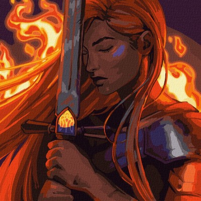 Картина по номерам "Украинская сила" ©Kira Corporal, Идейка Картина по номерам "Украинская сила" ©Kira Corporal, Идейка