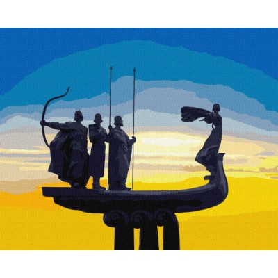 Картина за номерами "Засновники Києва", ideyka Картина за номерами "Засновники Києва", ideyka