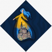 Картина за номерами "Берегиня Харкова" ©mosyakart, ideyka
