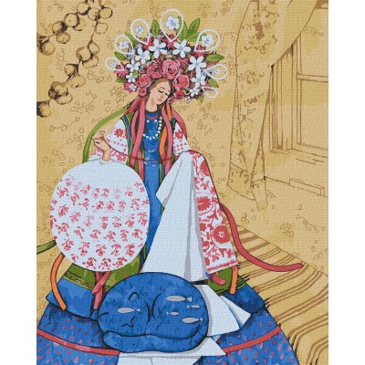 Картина за номерами "На кота та воркота" ©Гайдамака Оля, ideyka Картина за номерами "На кота та воркота" ©Гайдамака Оля, ideyka