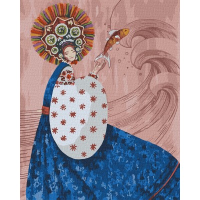 Картина за номерами "За хвилями" ©Гайдамака Оля, Ідейка Картина за номерами "За хвилями" ©Гайдамака Оля, Ідейка