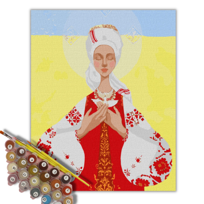 Картина за номерами "Мати-Україна" Katya Dudnik, ideyka Картина за номерами "Мати-Україна" Katya Dudnik, ideyka