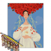 Картина за номерами "Україна, що захищає світ" ©Katya Dudnik, ideyka