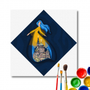 Картина за номерами "Берегиня Харкова" ©mosyakart, ideyka