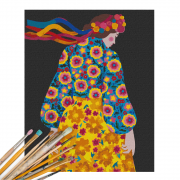 Картина за номерами "Вбрання на день перемоги" Ідейка