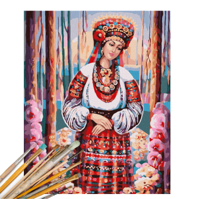 Картина по номерам "Золотые перезвоны" Идейка Картина по номерам "Золотые перезвоны" Идейка