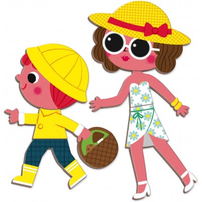 Магнітна книга Janod "4 сезони" - J02721 Магнітна книга Janod "4 сезони" - J02721