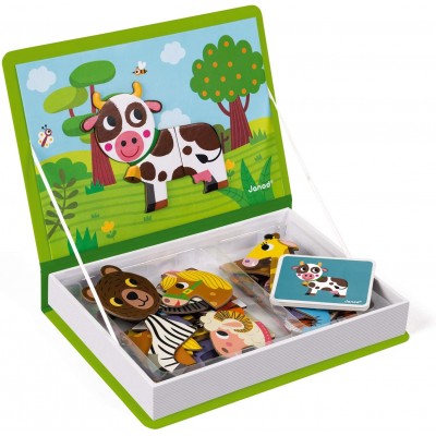 Магнітна книга Janod "Тварини" - J02723 Магнітна книга Janod "Тварини" - J02723