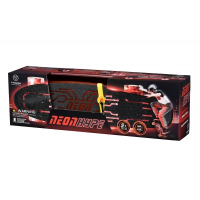 Скейт Neon Hype с красной подсветкой - N100788 Скейт Neon Hype с красной подсветкой - N100788