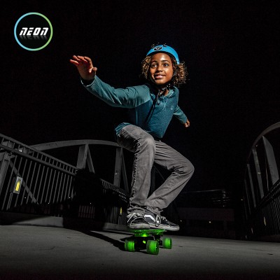 Скейт Neon Hype с зеленой подсветкой - N100789 Скейт Neon Hype с зеленой подсветкой - N100789